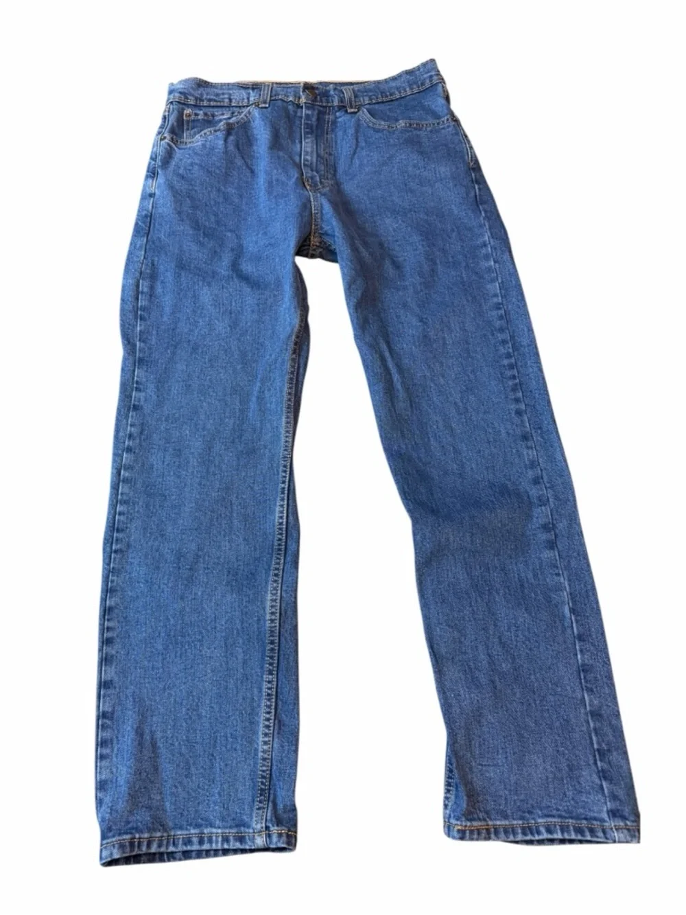 Vintage Workwear Classic Levi’s 505 Straight Leg Denim Jeans Mens 34x30